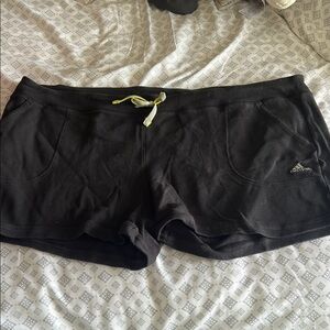 Adidas Black Athletic Shorts Lightweight Running